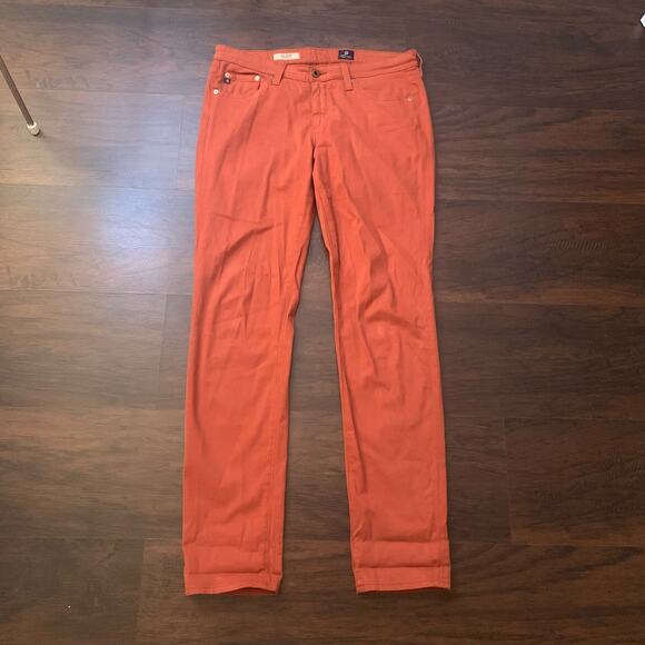 Adriano Goldschmied rusty orange the Stilt cigarette leg jeans size 29 - Picture 2 of 12